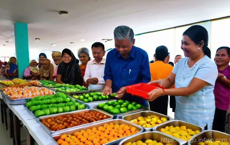 식품 폐기물 최소화를 위한 지역 사회의 역할 - Prompt 1: Community Food Bank in Action**